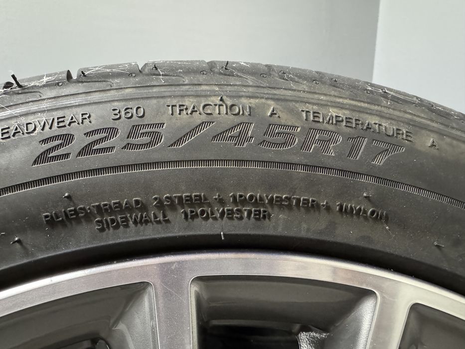 Литые диски на новой резине R17