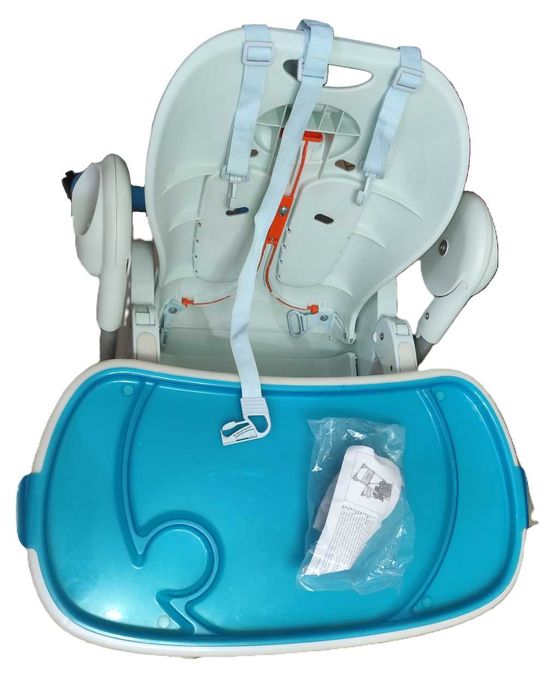 Стульчик для кормления Chicco Polly 2 в 1 голубой (79065.80)