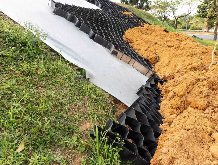 Geowłóknina włóknina drogowa 1HTPP 145g/m²  13kN DRENAŻ  - cena za 1m²