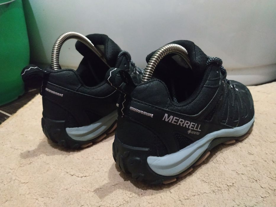 Женские кроссовки,ботинки merrell gore-tex водонепроницаемые black originals