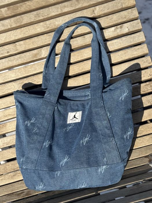 Сумка Jordan Flight Denim Tote Bag [HF7297-416] оригінал