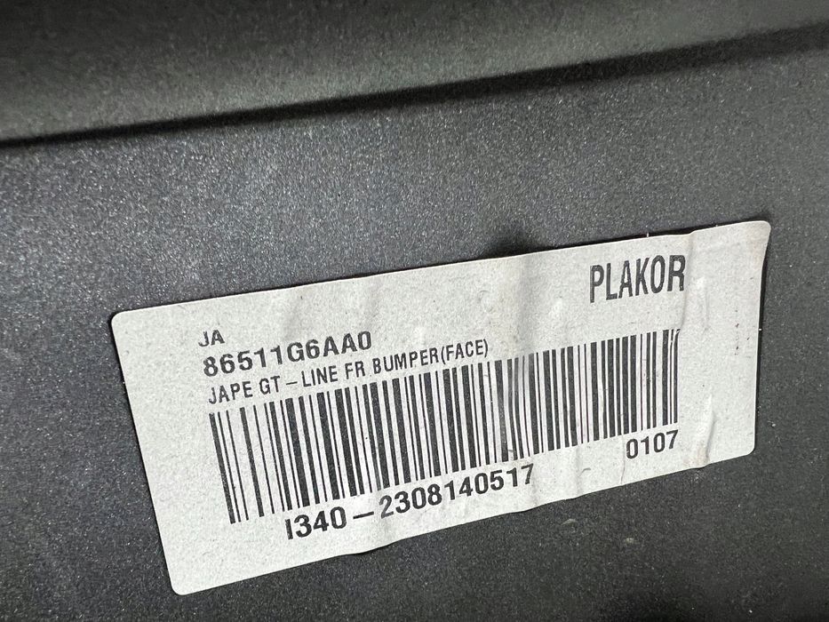 kia picanto iii 3 lift gt-line zderzak przód przedni 86511-g6aa