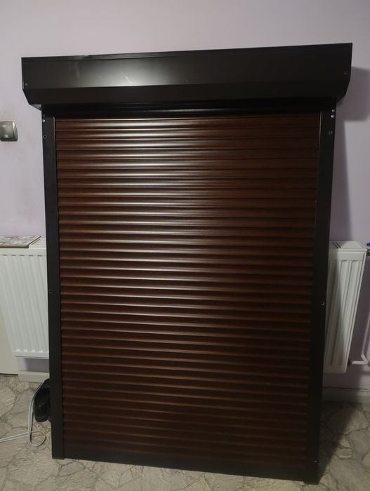 Roleta zewnętrzna 112 x 162 kolor brąz