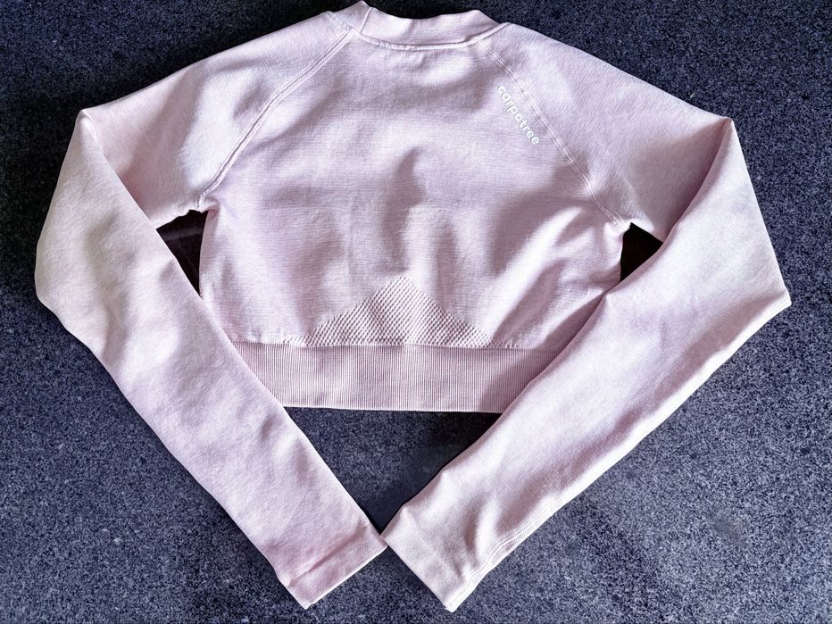 Bezszwowy longsleeve Blaze Marshmallow Pink Melange marki Carpatree