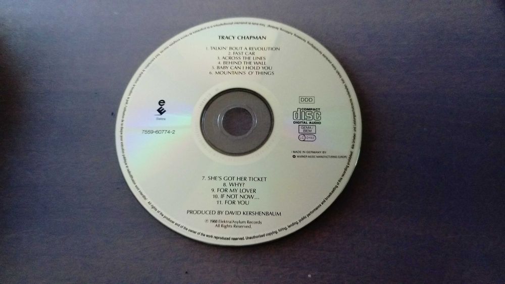 CD Tracy Chapman(como novo)