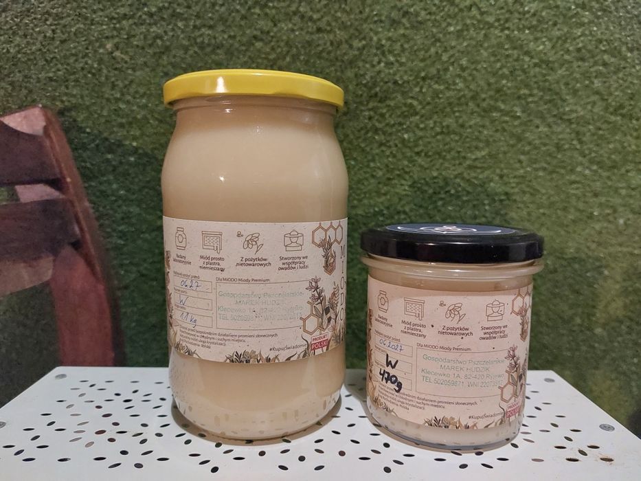 Miód wielokwiatowy wiosenny od pszczelarza z własnej pasieki