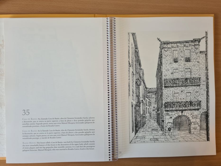 Livro "Láminas de Compostela" de Jesús Ángel Simal Lozano
