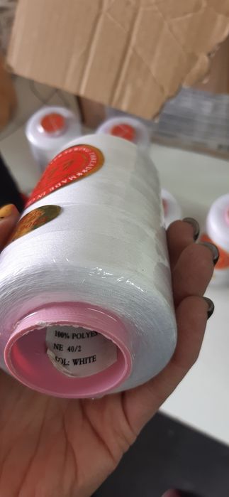 Нитки білі 777, 40/2