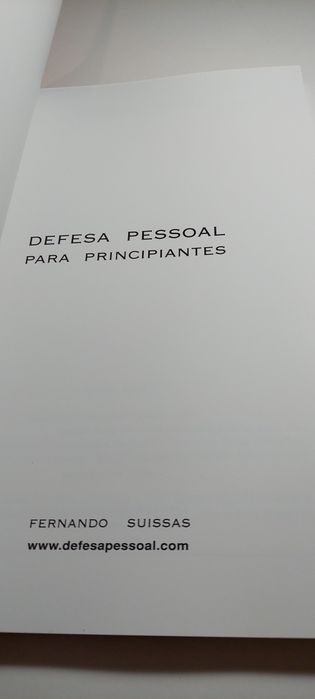 Defesa Pessoal para Principiantes - Fernando Suissas