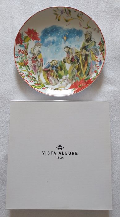 Prato "Coleção Natal " Vista Alegre, Ano 2019