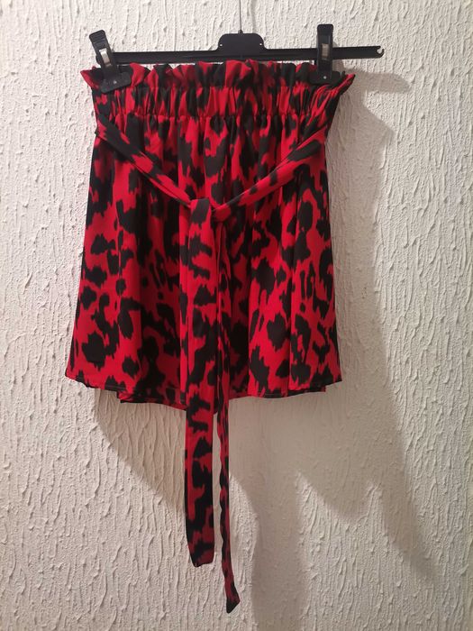 Saia curta estampada