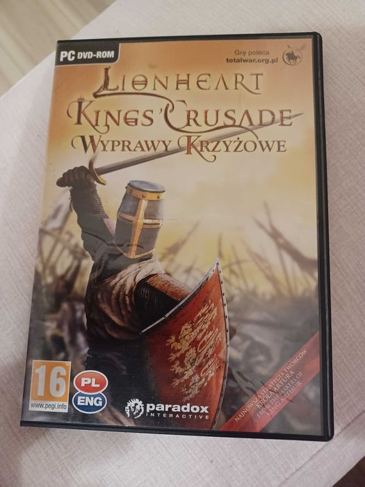 PC DVD-ROM  Lion Heart Kings' Crusade Wyprawy Krzyżowe ,polska wersja