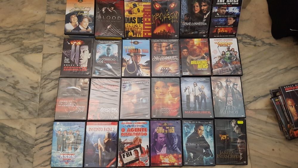 Vários filmes em DVD