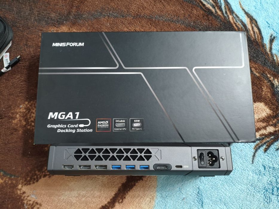 Minisforum MGA1 eGPU rx 7600m xt USZKODZONA