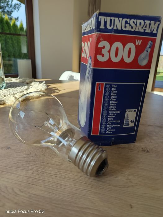Żarówka 300 W  Gwint 40