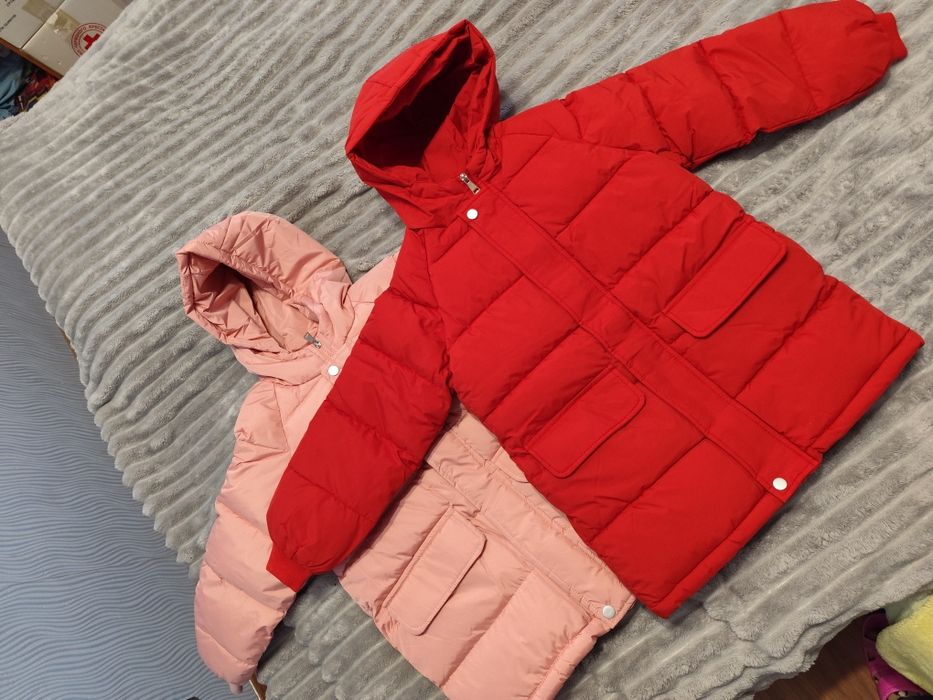 Куртка зимова, пальто єврозима, пуховик на хлопчика,дівчинку 6-7 років