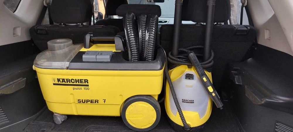 Пароочисники, професійні пилососи для хімчистки Karcher в оренду