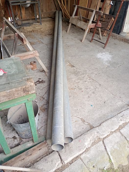 Rury fi 100 Gr.4,5mm ocynkowane 6m 3szt