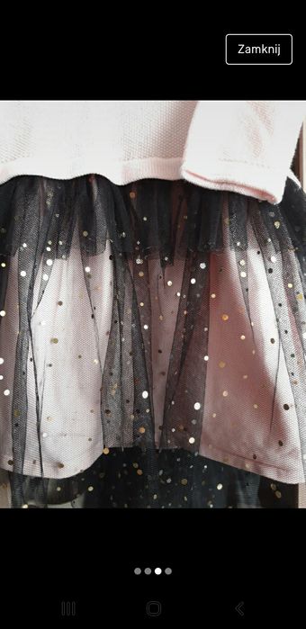 Sukienka i sweterek zestaw coccodrillo 86/92cm