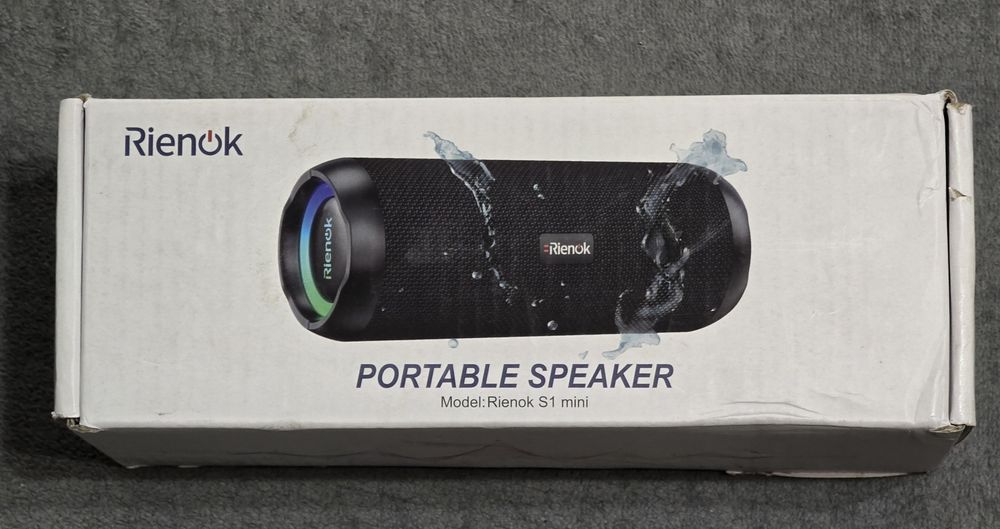 Nowy Głośnik przenośny Bluetooth Rienok S1 Mini czarny 30 W
