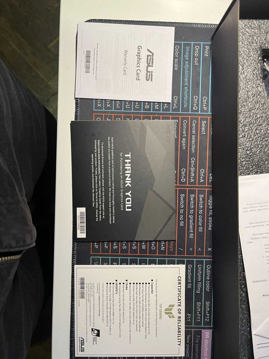 Відеокарта geforce gtx3060ti asus tuf gaming edition 8gb