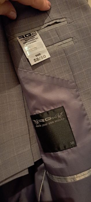 Fato homen clássico como novo  cor  cinza