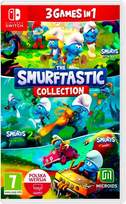 Gra Nintendo Smerfy kasetka kartridż
