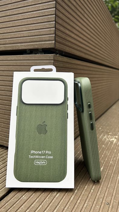 Etui z tkaniny TechWoven z MagSafe do iPhone’a 17 Pro Green(Zielony)