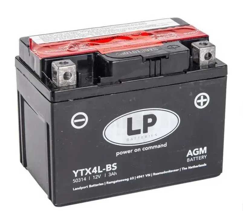 Akumulator motocyklowy Landport YTX4L-BS 12V 3Ah 40A