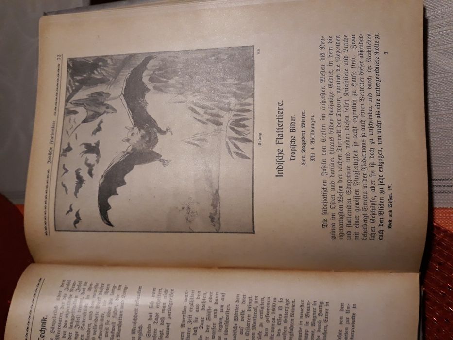 1905r Welt und Wiessen - G.Temps. Stara książka antyk