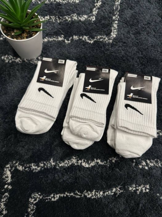 Skarpetki nike logo białe wygodn
