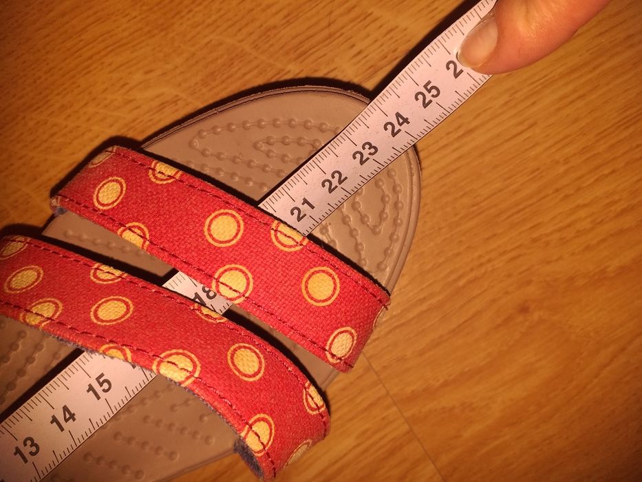 Sandały Crocs 38 damskie na koturnie paski Lato