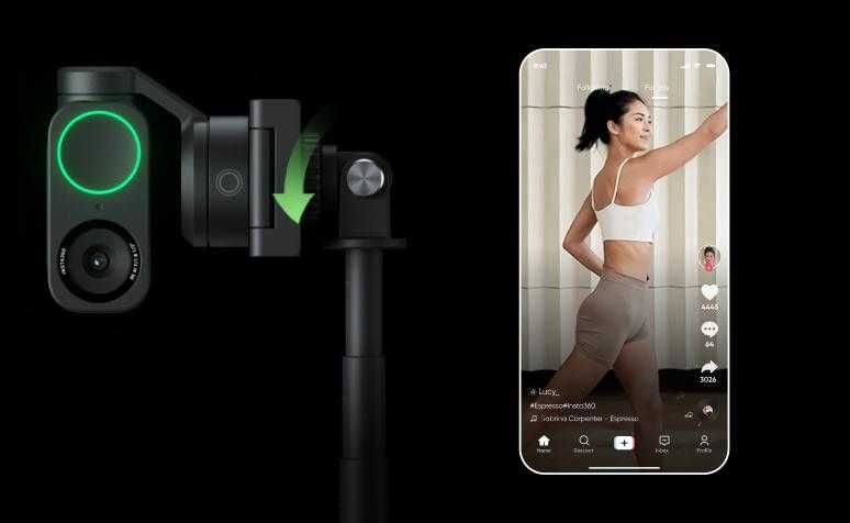 Webcam Insta360 Link 2 - 4K PTZ PC/Mac - Nova