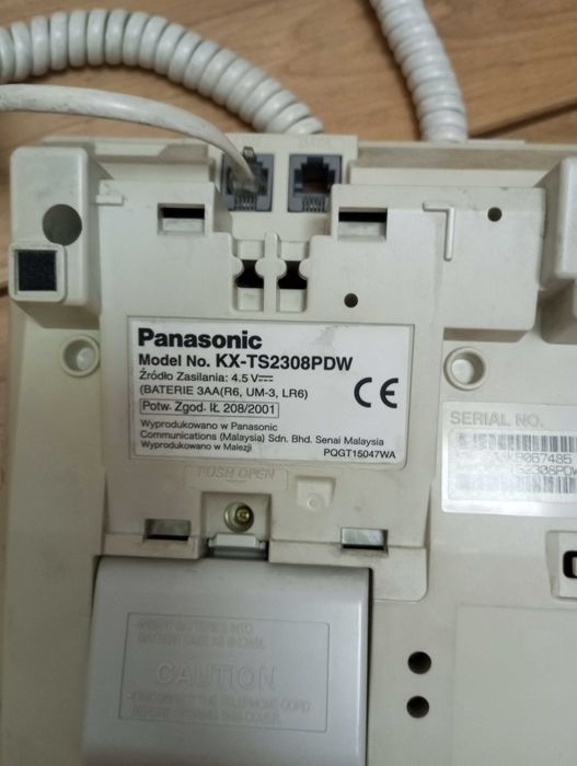 Stary aparat telefoniczny Panasonic