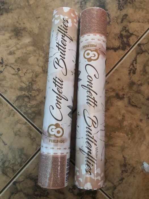 Konfetti tuba konfetti motylki