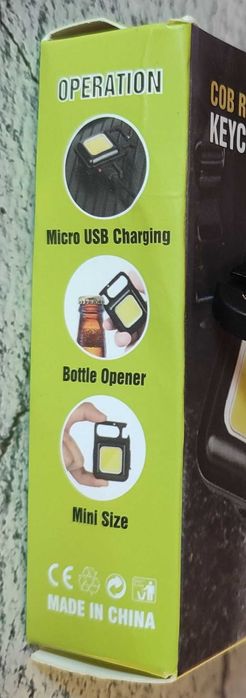 Lampka LED, brelok, ładowanie USB, stojak, uchwyt magnetyczny