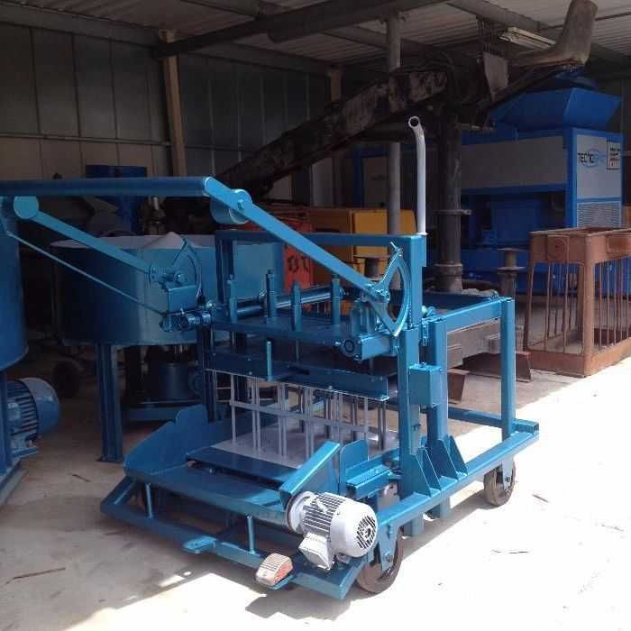 maquina fabricar blocos concreto