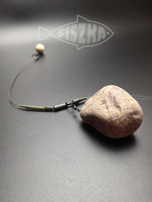 Ciężarki kamienne do bezpiecznego klipsa karpiowe z krętlikiem