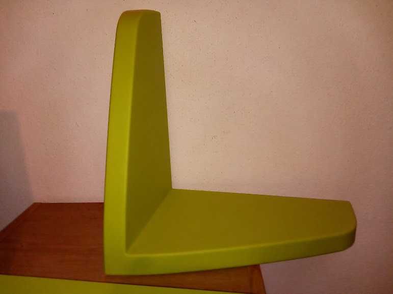 Prateleiras Ikea cor verde 4 euros o conjunto
