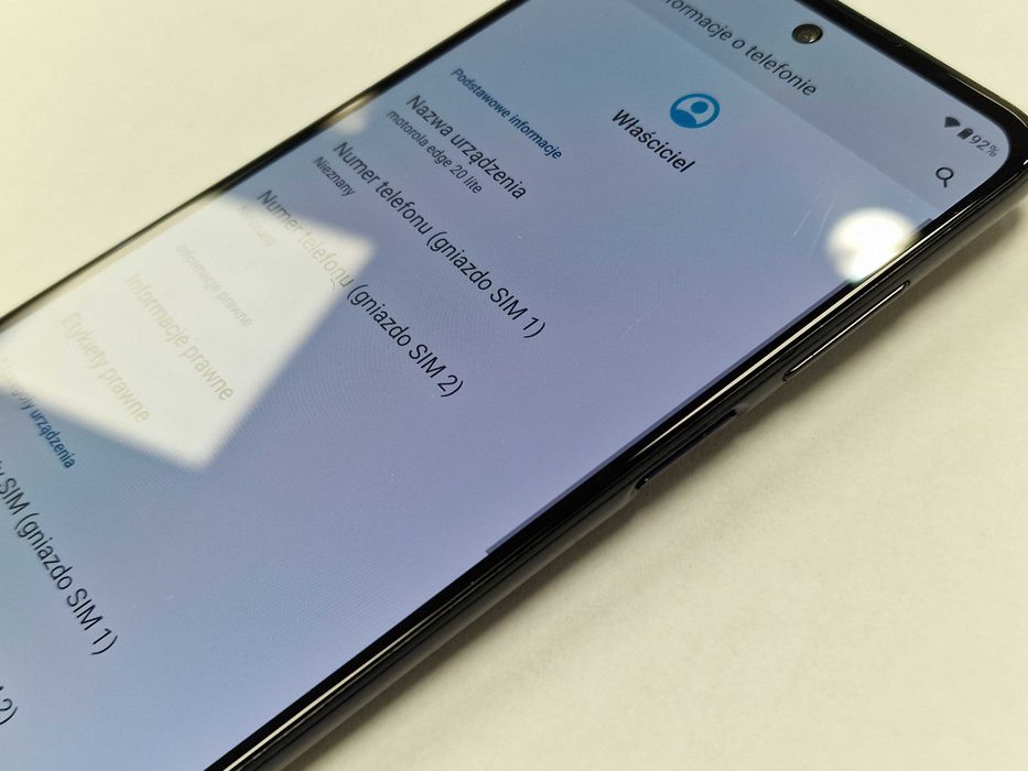 Motorola Edge 20 Lite Dual SIM/ 8GB/ 128GB/ Electric Graphite/ Grade B