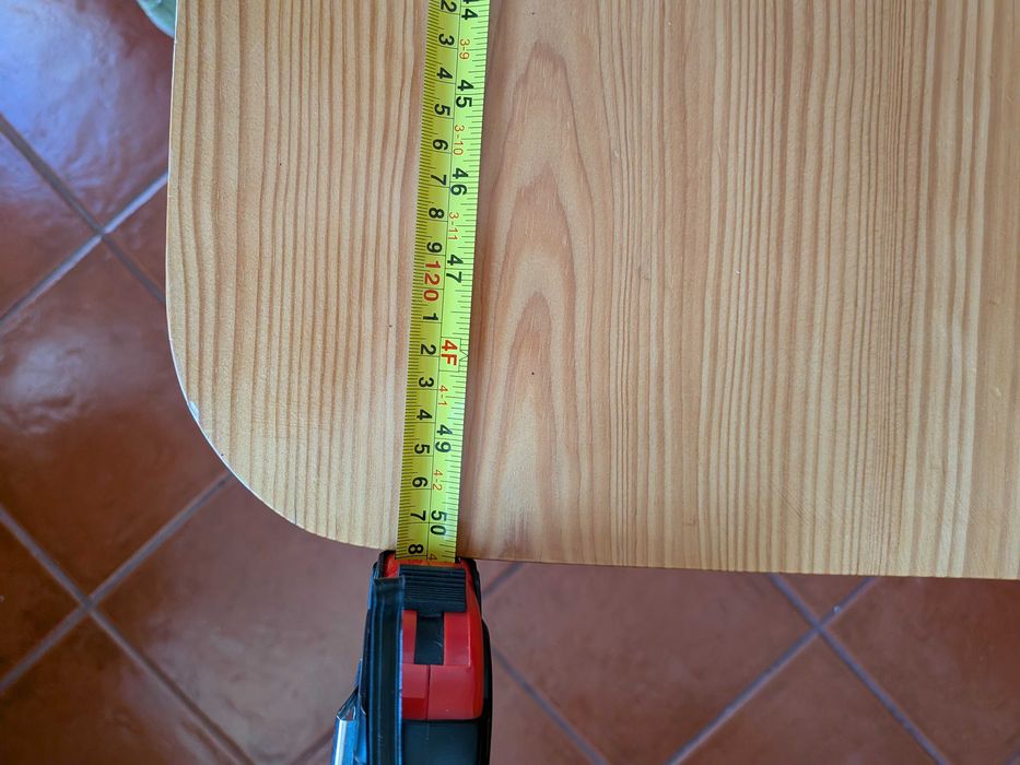 Mesa de refeição em Madeira Maciça com 6 Cadeiras
