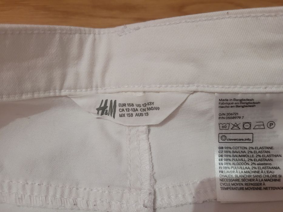 H&M - krótkie spodenki dla dziewczynki rozmiar 158.