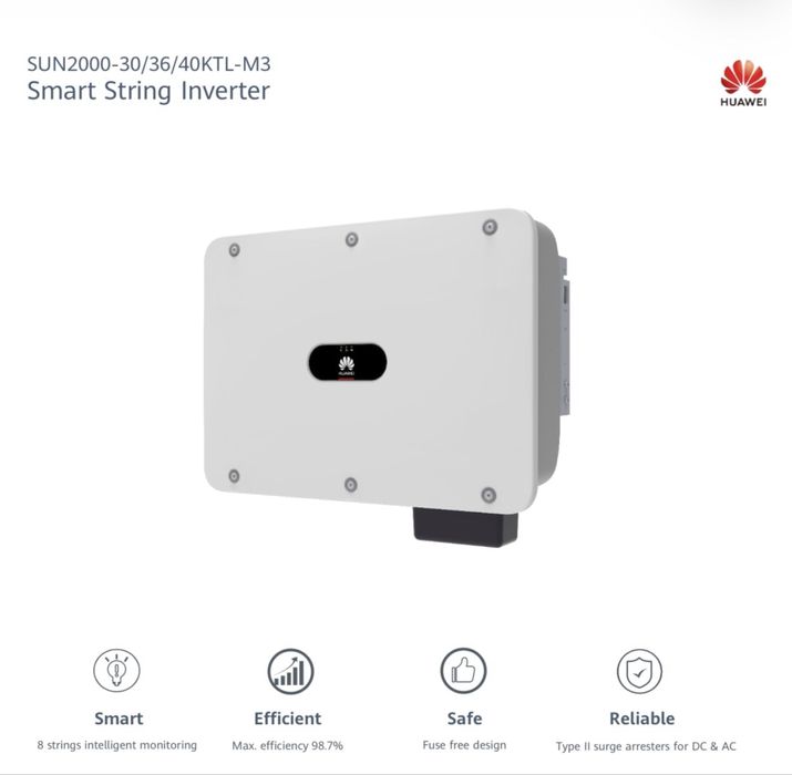 Мережевий інвертор Huawei 30 кВт SUN 2000-30KTL-M3