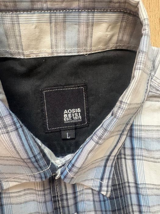 Koszula męska w kratę