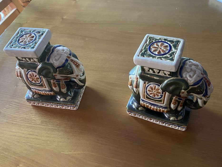 elefantes de ceramica