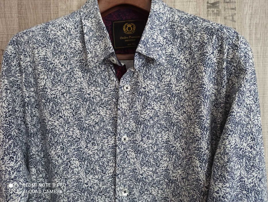 Koszula męska, bawełna, firma polska Ombre