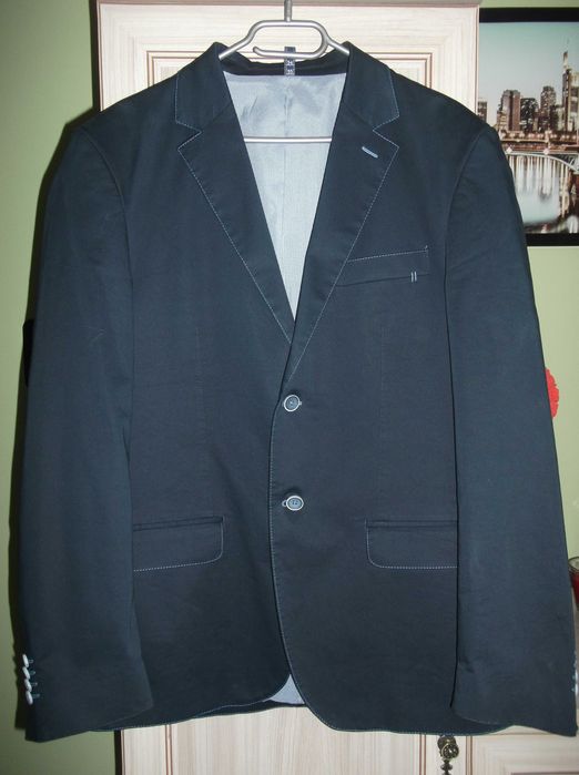 Marynarka Męska Granatowa Kubenz Slim