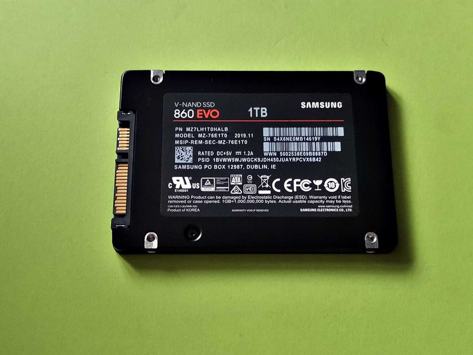 SSD 1TB Samsung 860 EvO