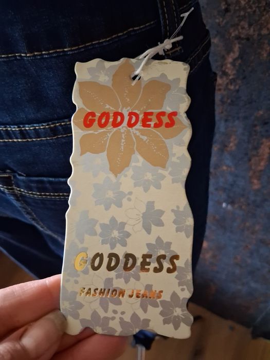 Spodnie jeans damskie plus size