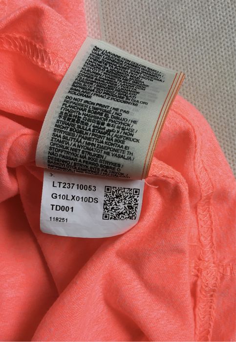 SuperDry koszulka bluzka neon glitter 36 S M ombre logo
